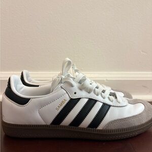 Adidas Samba White Black Sneakers